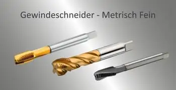 Große Auswahl an metrisch Feinen Gewindebohrer